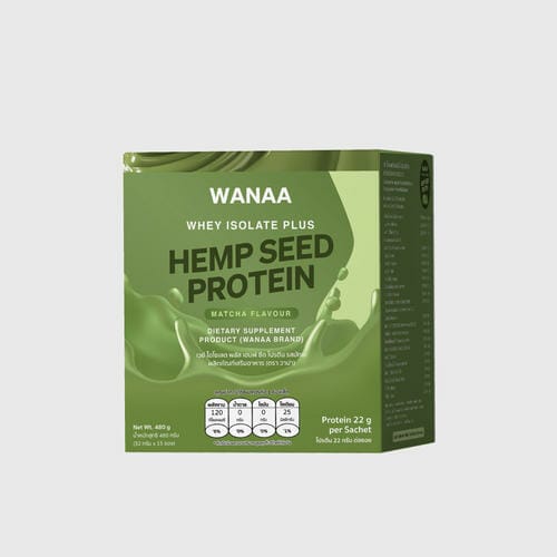 WANAA - Whey Isolate Plus Hemp Protein​ (Matcha Flavour)
