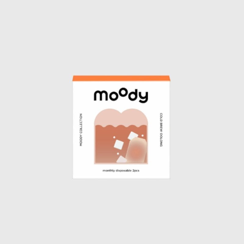 moody collection Cold Brew Oolong (Greyish Brown) | 1 Month ( -3.25 ~ -4.00) (2 pcs)