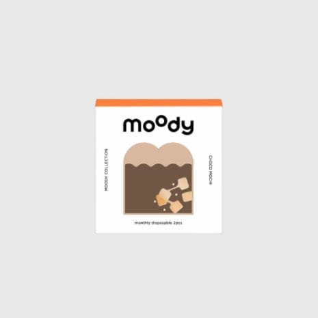 moody collection Choco Mochi (Choco Brown) | 1 Month ( 0.00 ~ -3.00 ) (2 pcs)