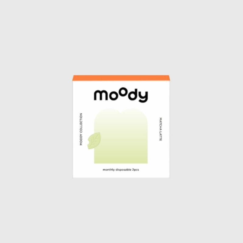 moody collection Matcha Latte (Matcha Green) | 1 Month ( 0.00 ~ -3.00 ) (2 pcs)
